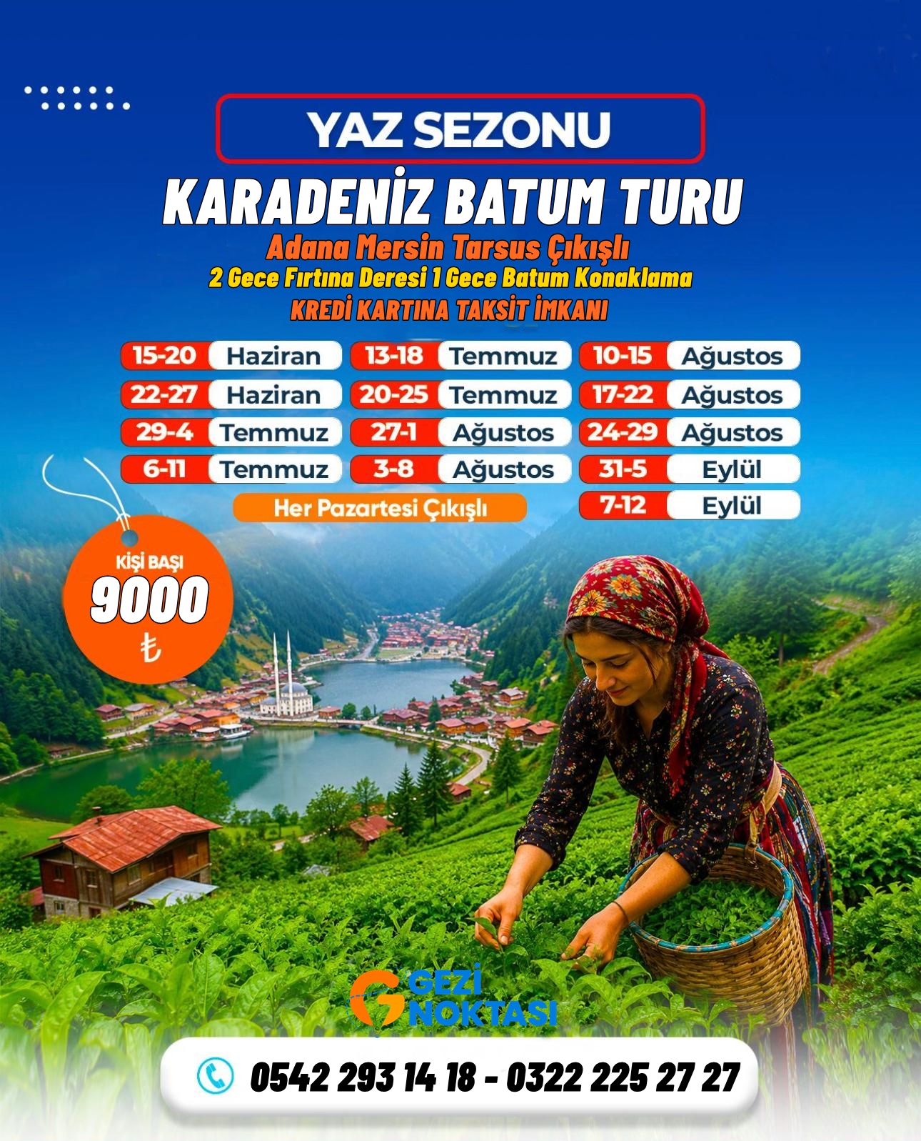 DOĞU KARADENİZ BATUM &KURBAN BAYRAMI TURU 